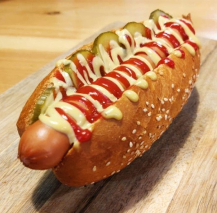 Хот Дог с куриной сосикой