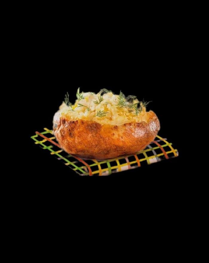 Крошка картошка + салат "Аппетитный"
