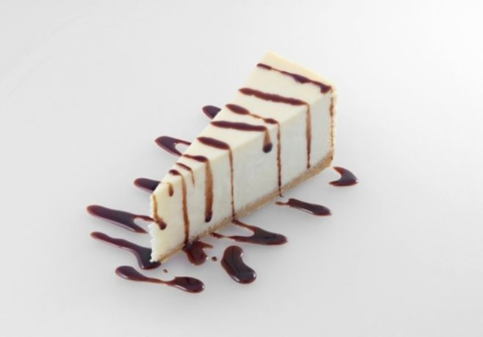 Чизкейк с шоколадным топпингом