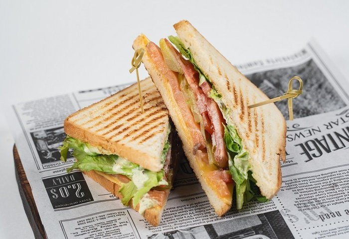 Сэндвич с лососем