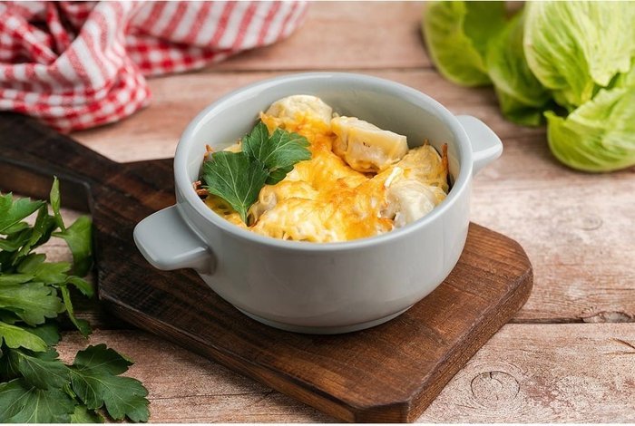 Пельмени запеченные