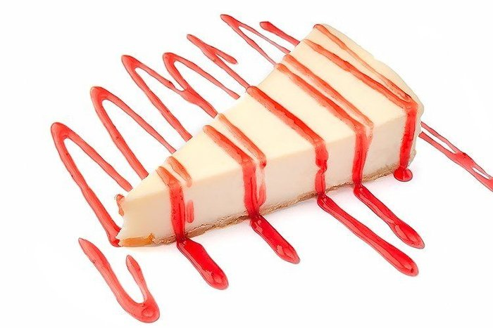 Чизкейк с клубничным топпингом