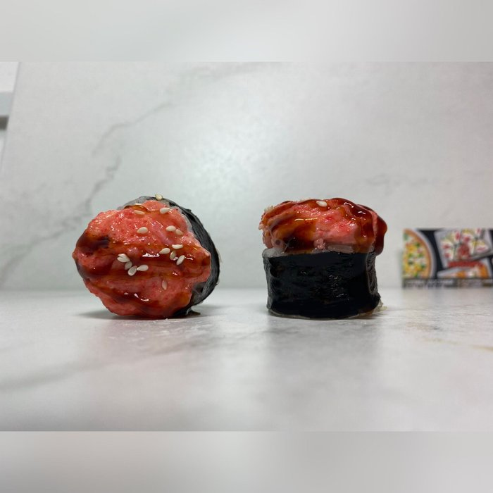 Запечённый краб с креветкой