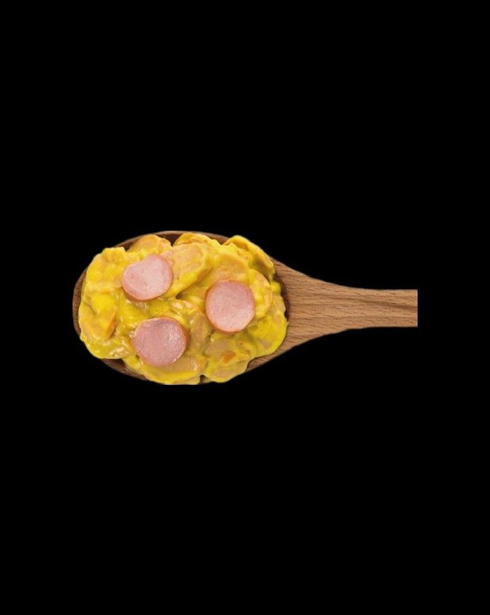 "Сосиски в горчичном соусе" начинка для картошки